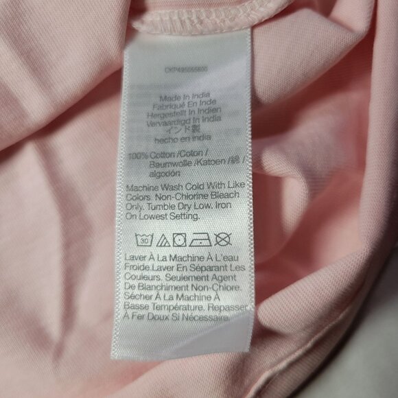 Madewell Womens Pink Cotton Perfect Crewneck T-Shirt Size XS - Picture 3 of 6